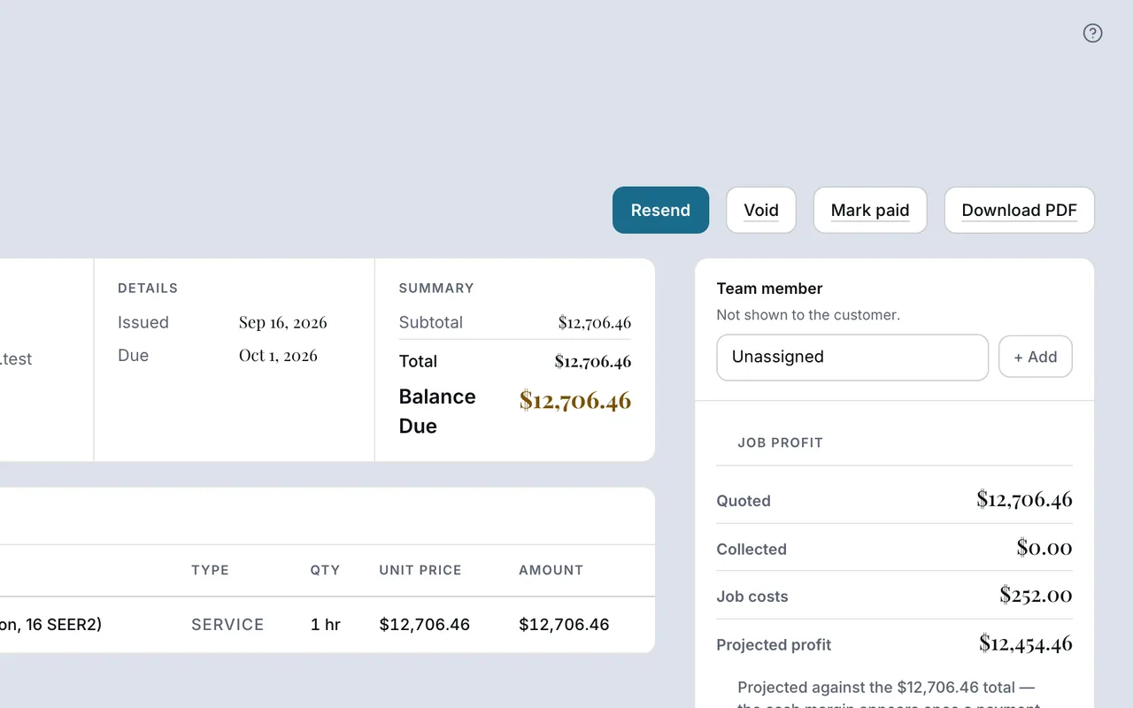 DeskOps — An invoice › Team member (who did the work)